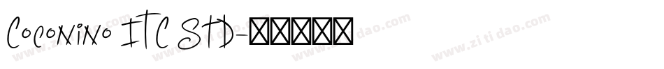 Coconino ITC Std字体转换